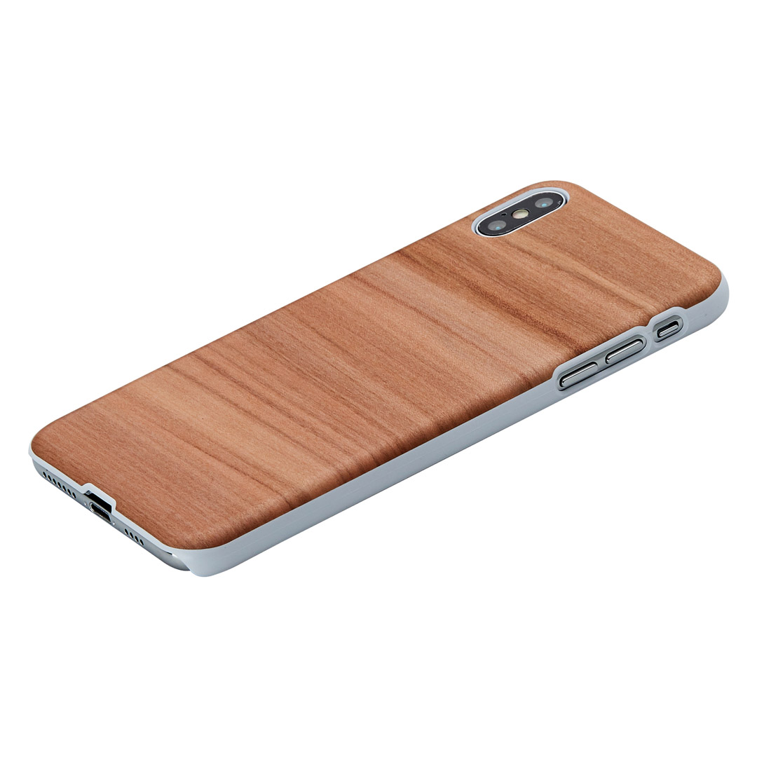 MAN&WOOD iPhone XS Max Dėklas Cappuccino Baltas