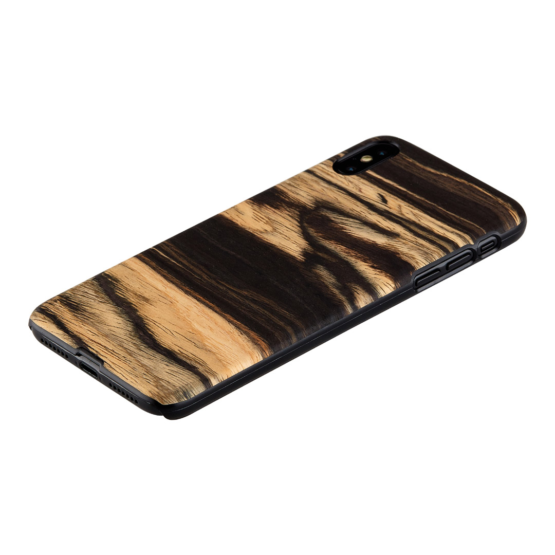 MAN&WOOD iPhone XS Max Korpus Valge Eebenmust