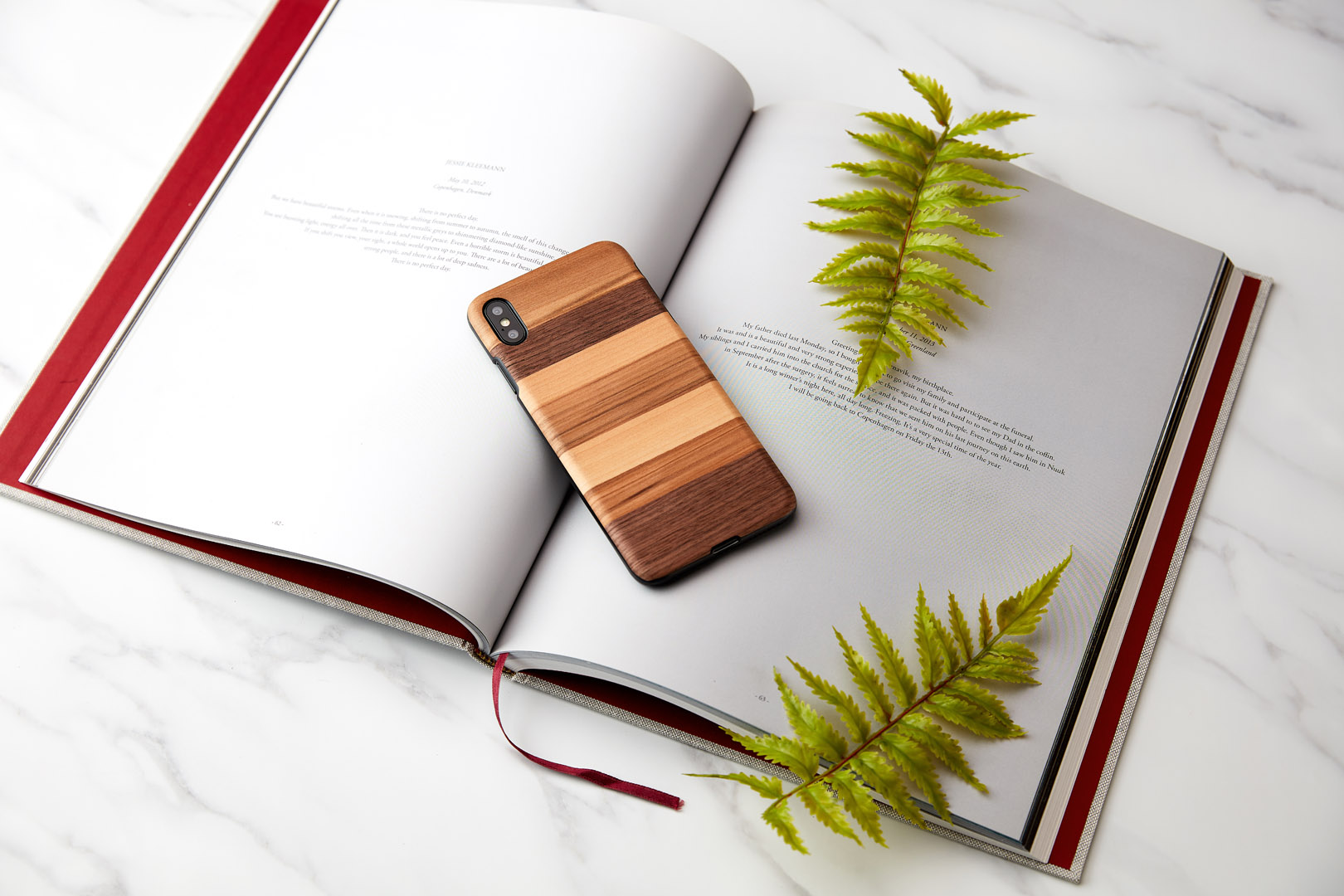 MAN&WOOD iPhone XS Max Case Sabbia Black