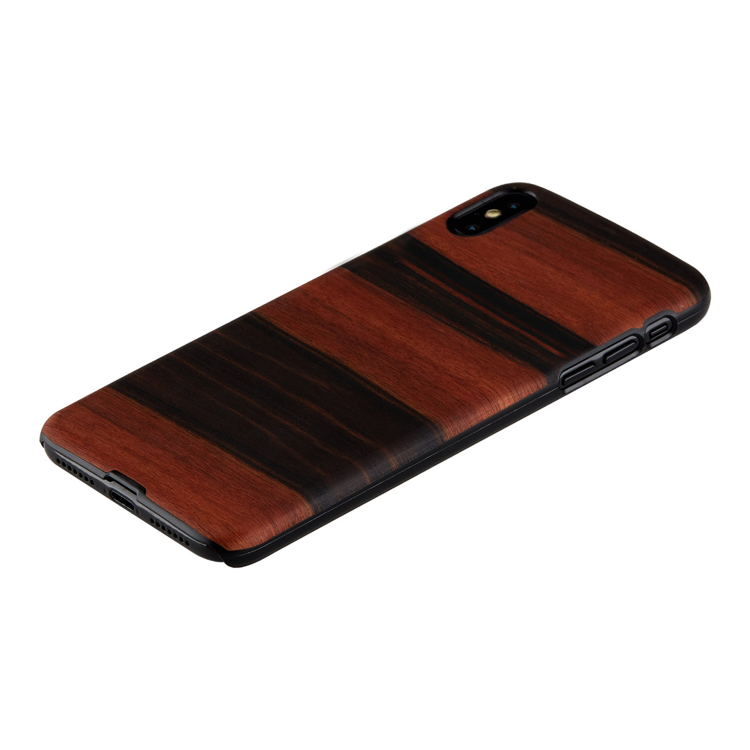 MAN&WOOD iPhone XS Max ümbris must