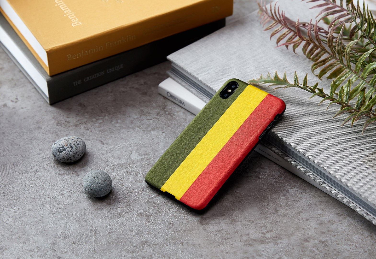 MAN&WOOD iPhone XS Max Korpus Reggae Must