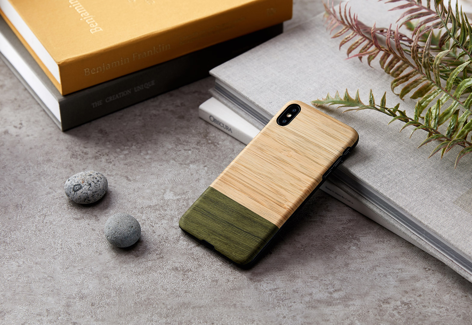 MAN&WOOD iPhone XS Max Bambusa Meža Vāciņš