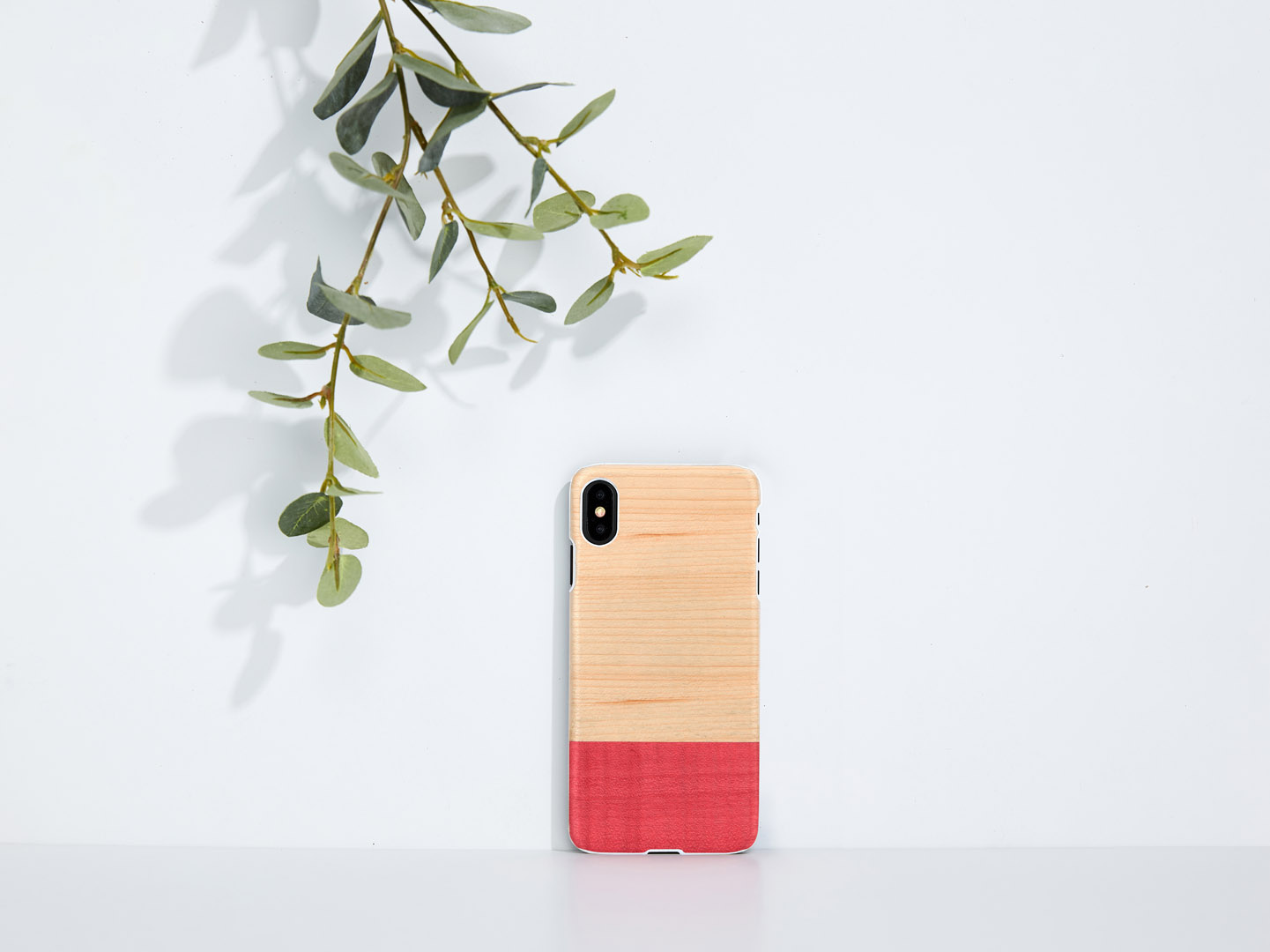 MAN&WOOD iPhone XS Max Dėklas Baltas