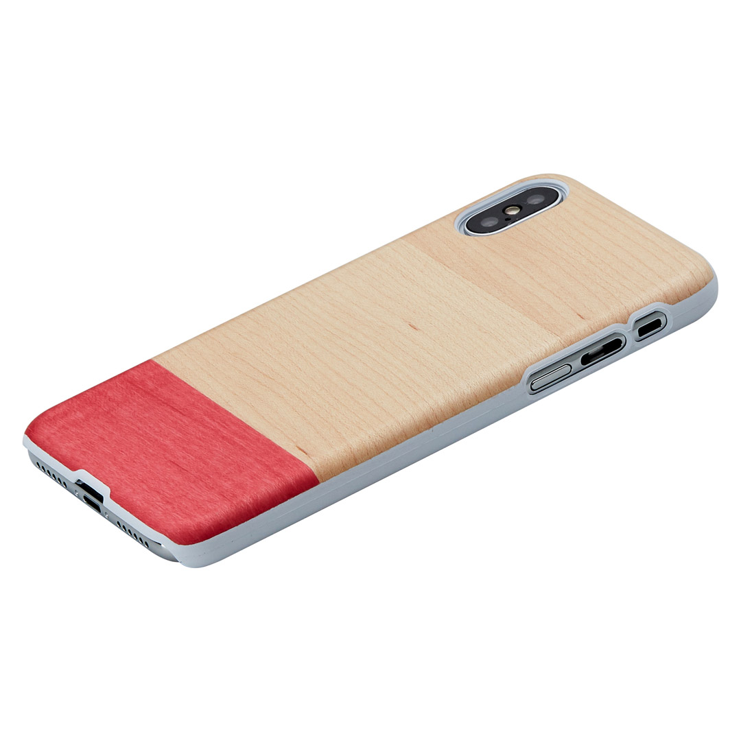 MAN&WOOD iPhone XS Max Dėklas Baltas