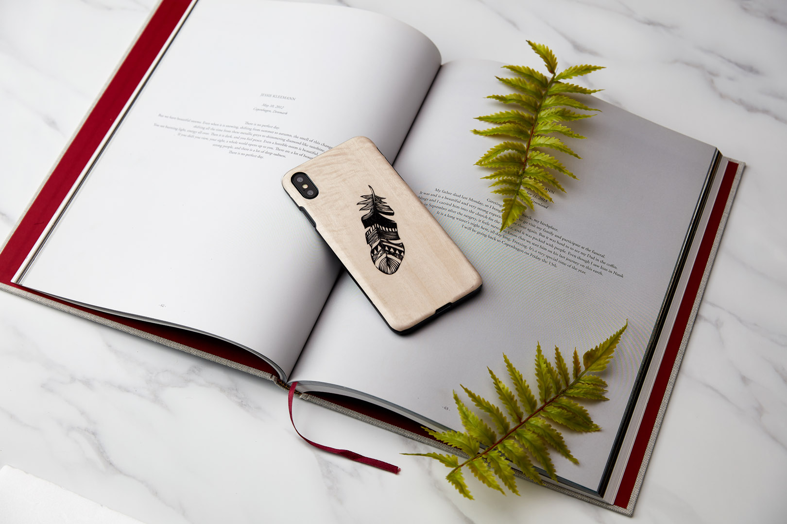 MAN&WOOD iPhone XS Max Case Indian Black