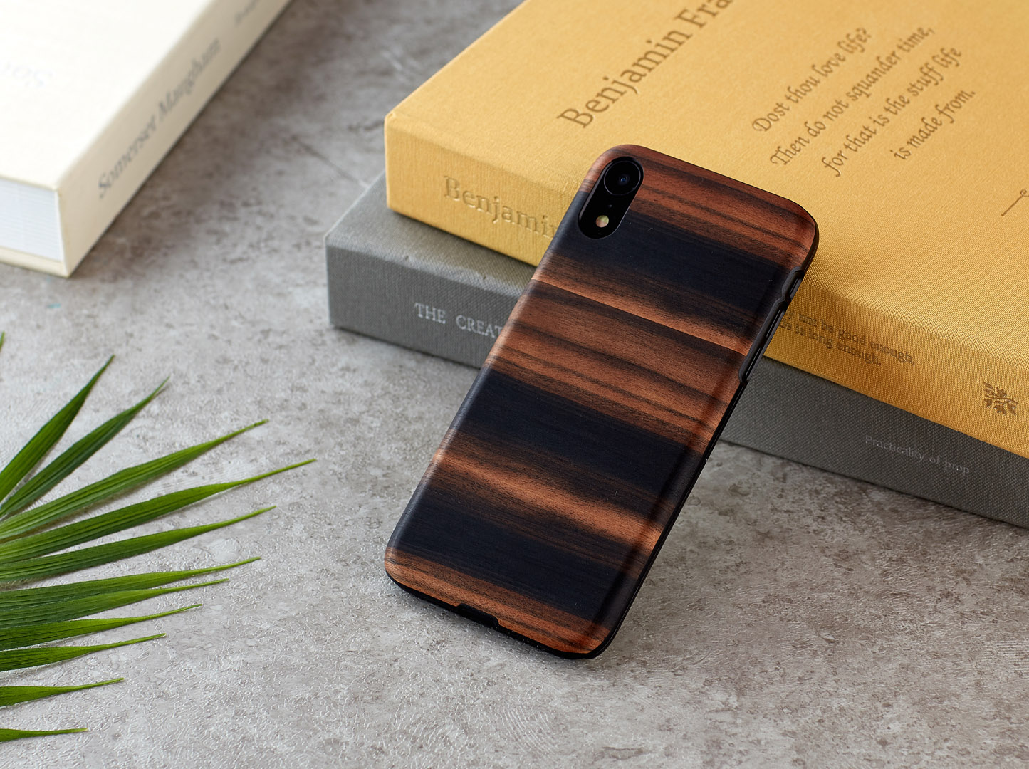 MAN&WOOD iPhone XR Case Ebony Black