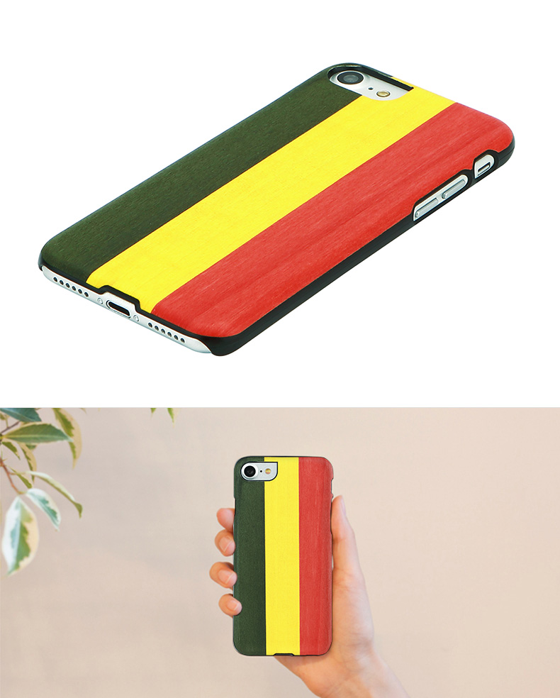MAN&WOOD iPhone XR Reggae Black Case