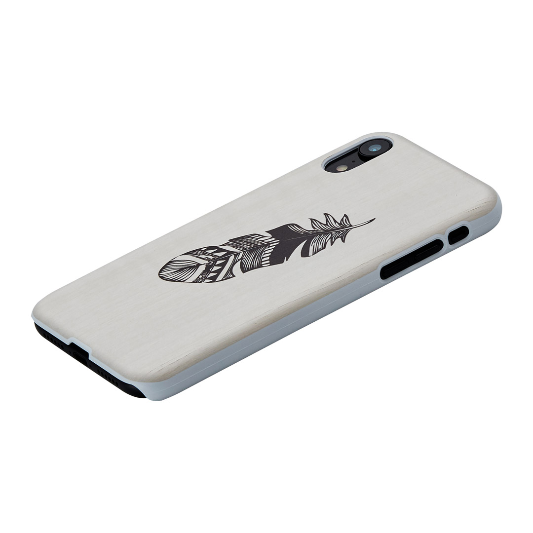 MAN&WOOD iPhone XR Vāks Indian White