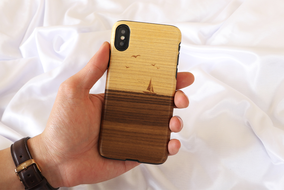 MAN&WOOD iPhone X/XS Mare Black Case