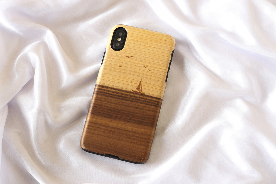 MAN&WOOD iPhone X/XS Mare Black Case