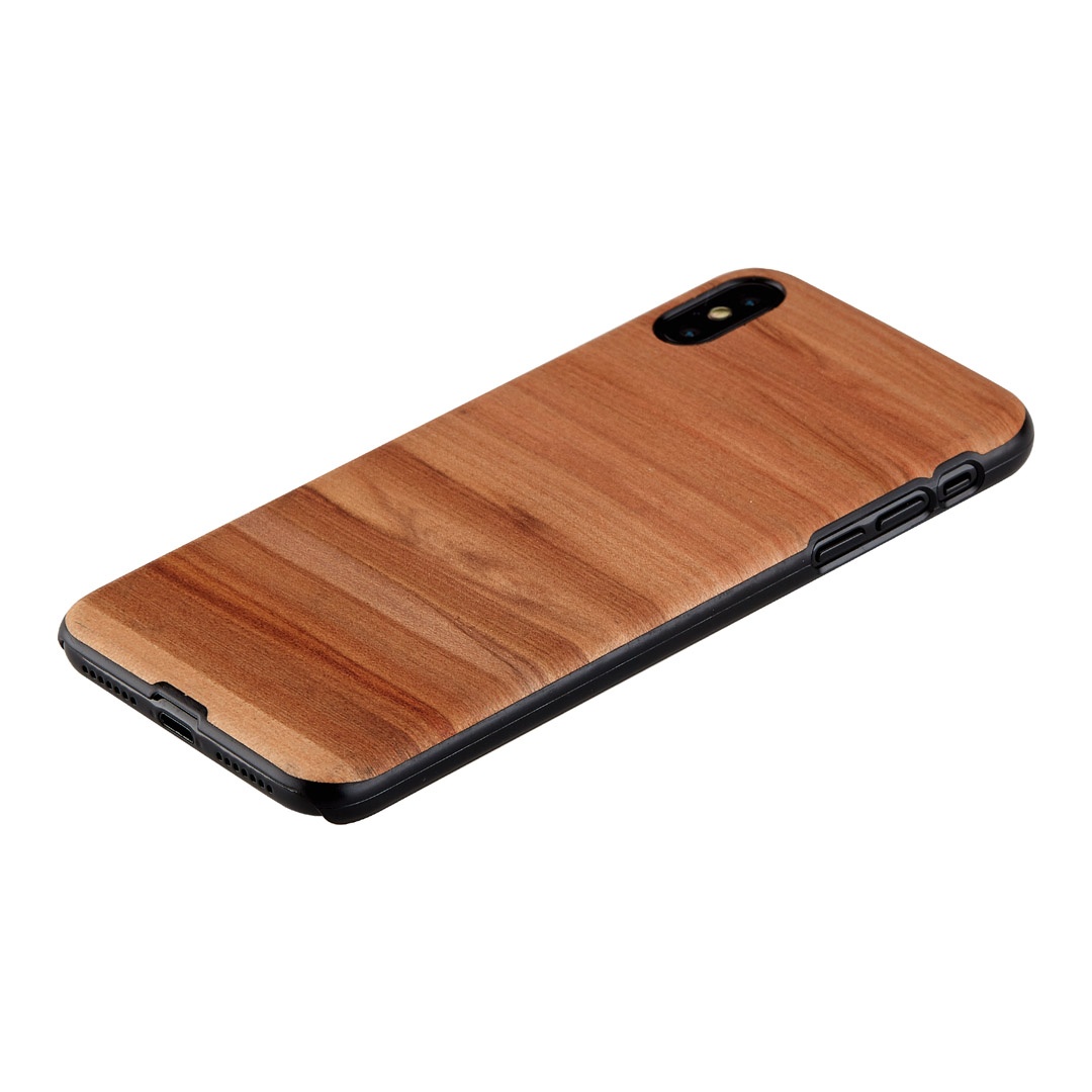 MAN&WOOD iPhone X/XS Kate Kohvi Must