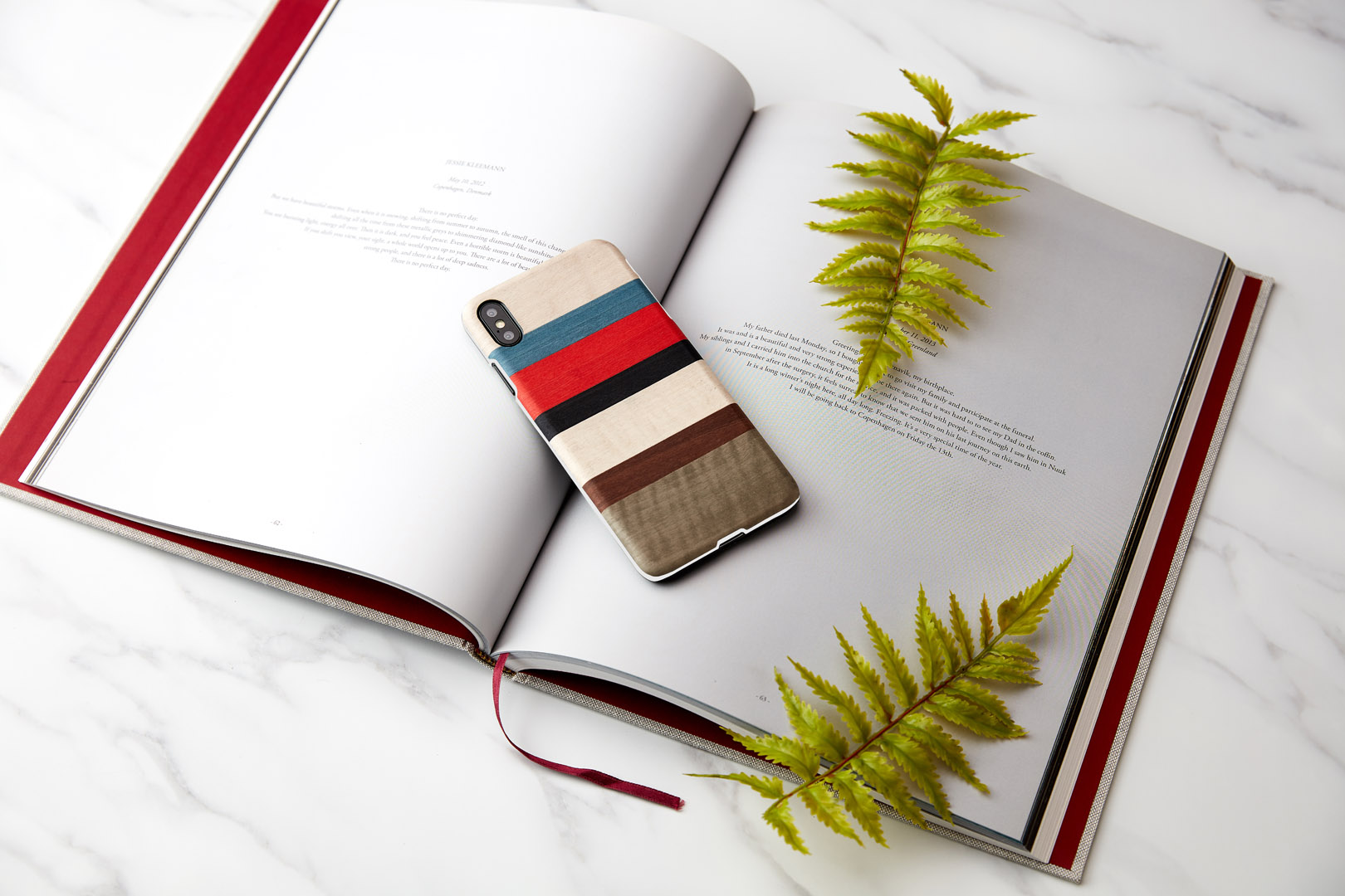 MAN&WOOD iPhone X/XS Case Corallina White