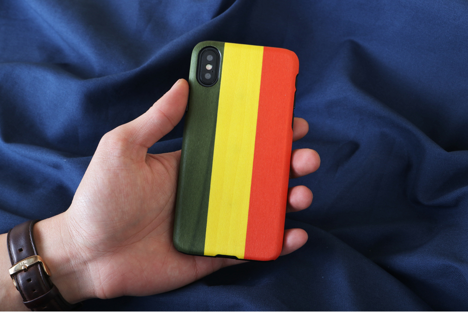 MAN&WOOD iPhone X/XS Korpus Reggae Must