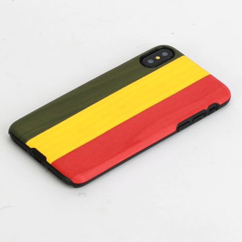 MAN&WOOD iPhone X/XS Korpus Reggae Must