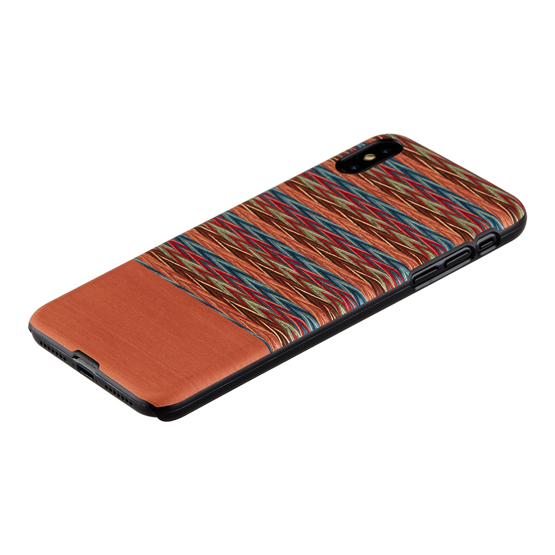 MAN&WOOD iPhone X/XS Case Browny Check Black