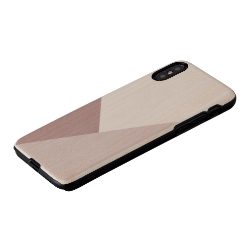 MAN&WOOD iPhone X/XS Dėklas Tulip Juodas Elegantiškas Dizainas