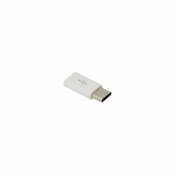 Sbox AD.USB-C Mikro USB Adapter Valge