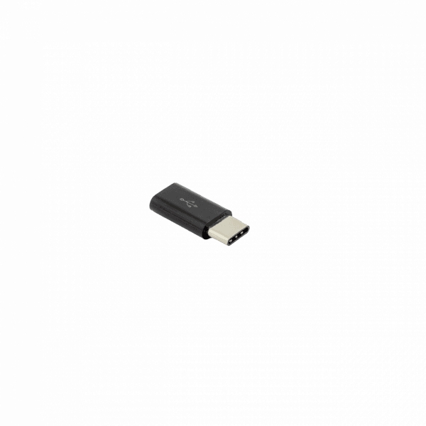 Sbox AD.USB-C B Micro USB uz USB-C Adapteris Melns
