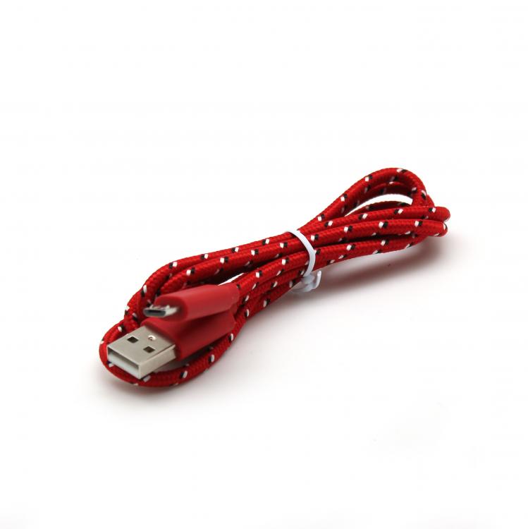 Sbox USB-1031R punane Micro USB kaabel 1M