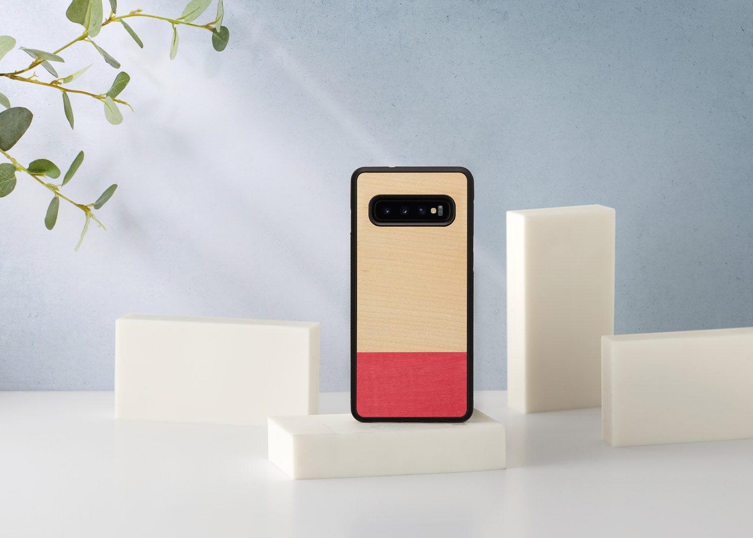 MAN&WOOD Galaxy S10 Korpus Must