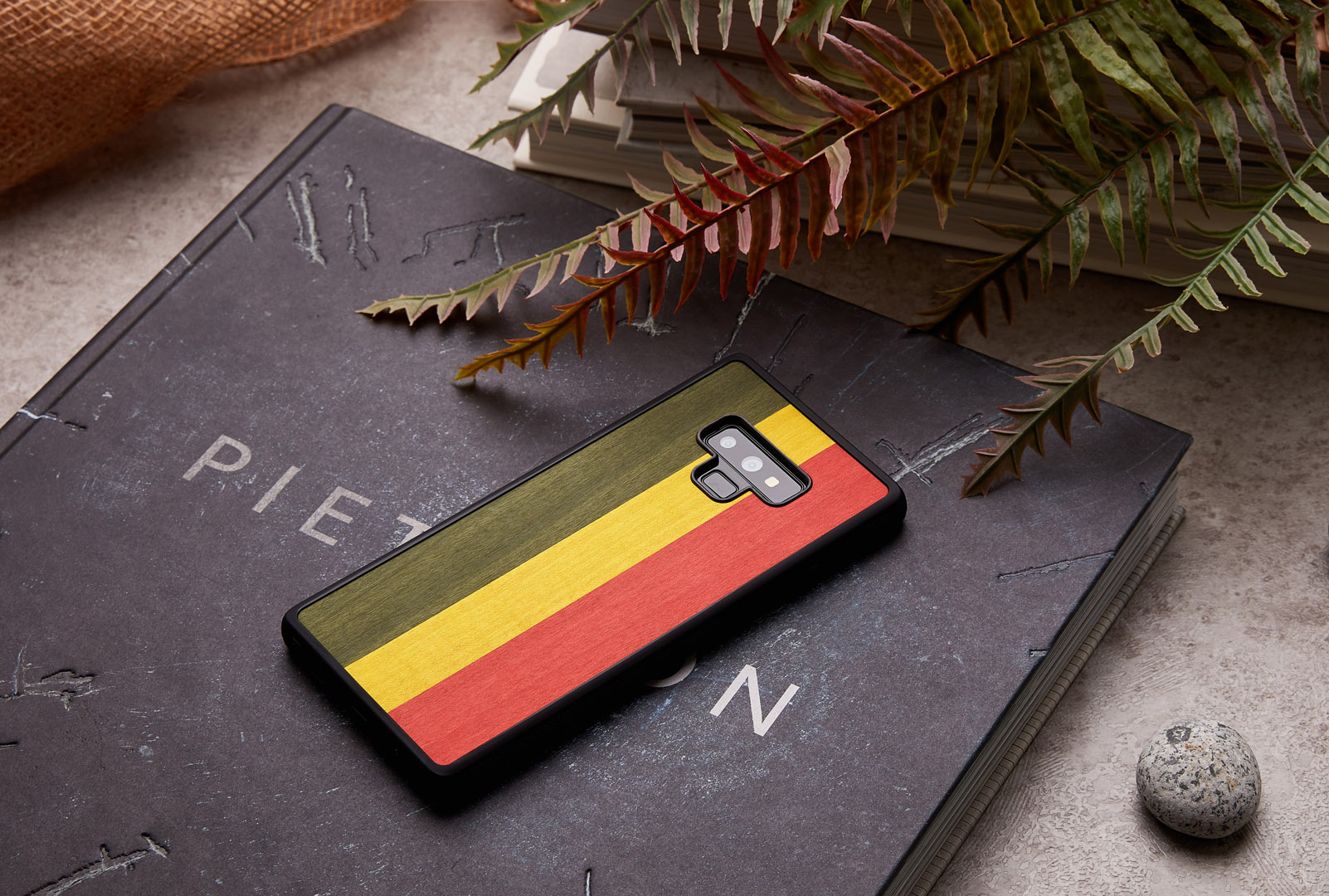 MAN&WOOD Galaxy Note 9 Vāks Reggae Melns