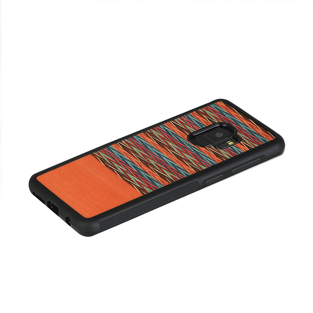 MAN&WOOD Galaxy S9 Browny Check Black Korpus