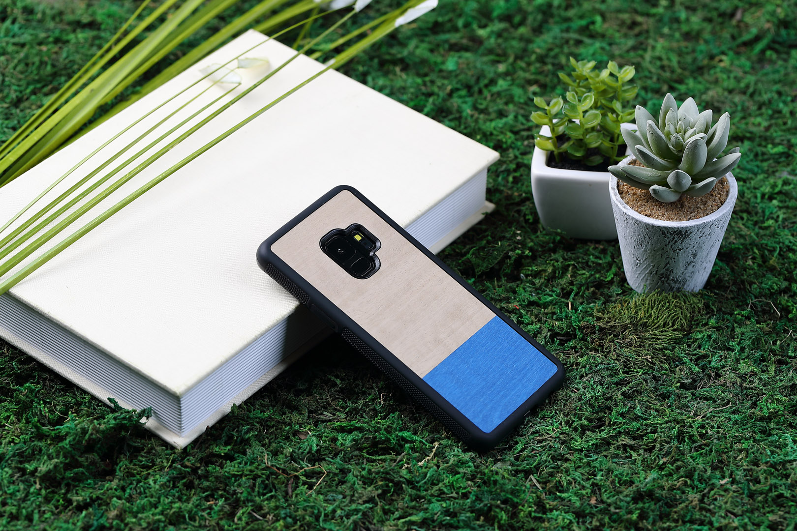 MAN&WOOD Galaxy S9 Case Dove Black