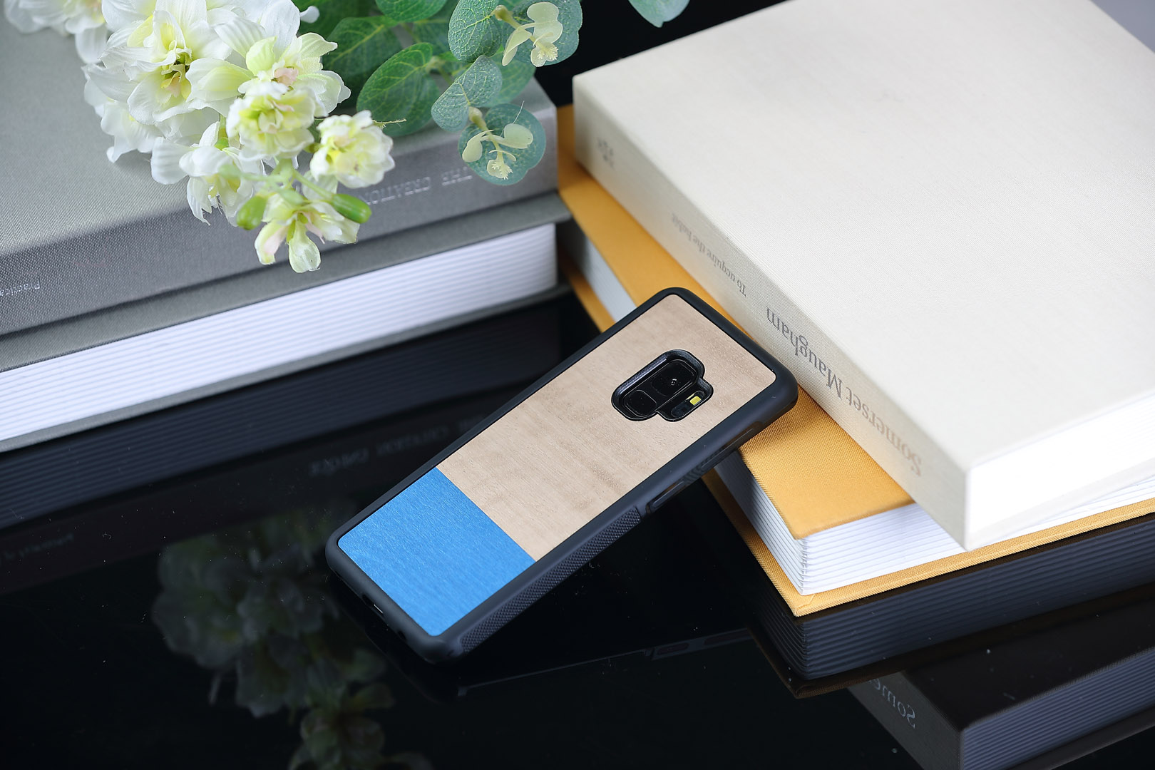 MAN&WOOD Galaxy S9 Case Dove Black