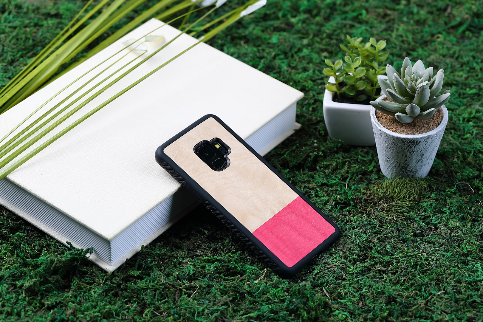 MAN&WOOD Galaxy S9 Case - Miss Match Black