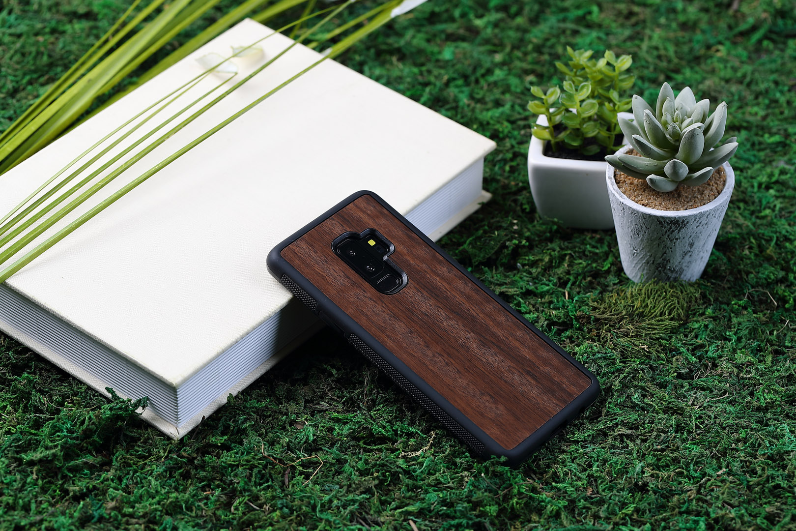 MAN&WOOD Galaxy S9 Plus Koala Black Vāciņš
