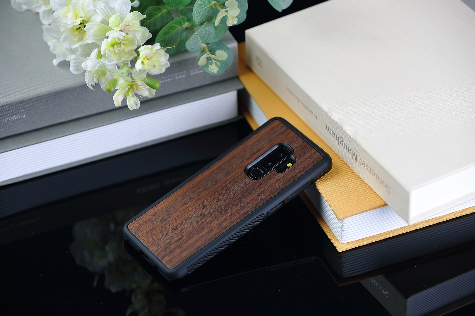 MAN&WOOD Galaxy S9 Plus Koala Black Vāciņš