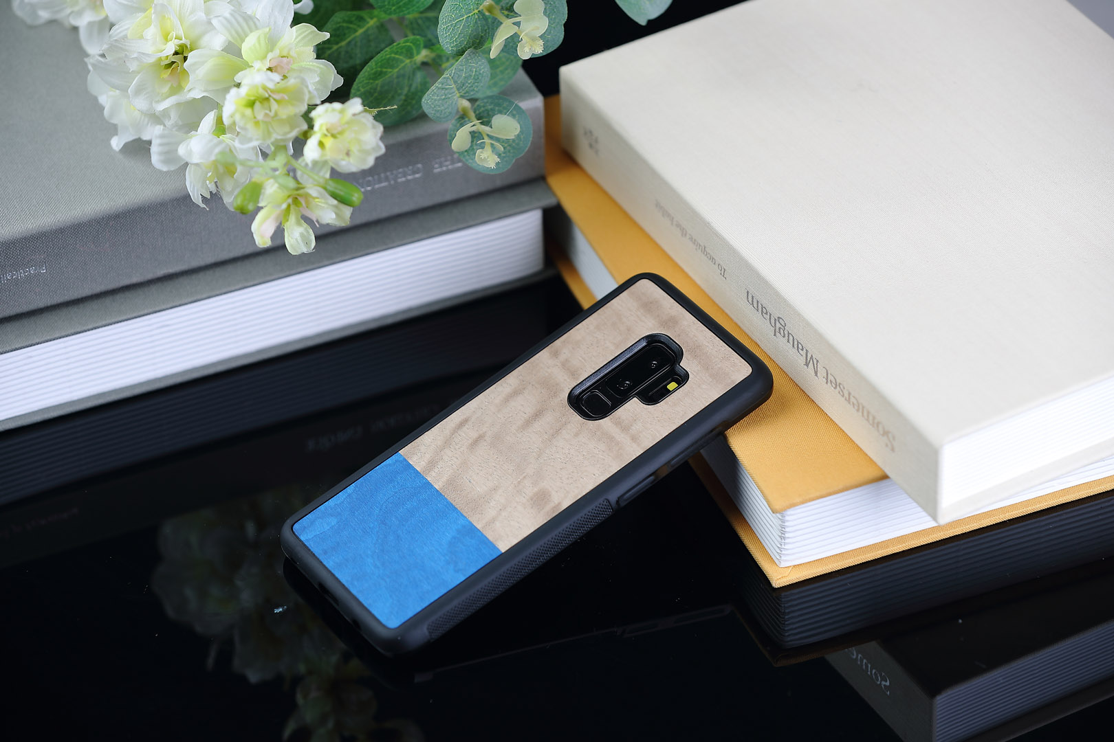 MAN&WOOD Galaxy S9 Plus Korpus Tuvi Must