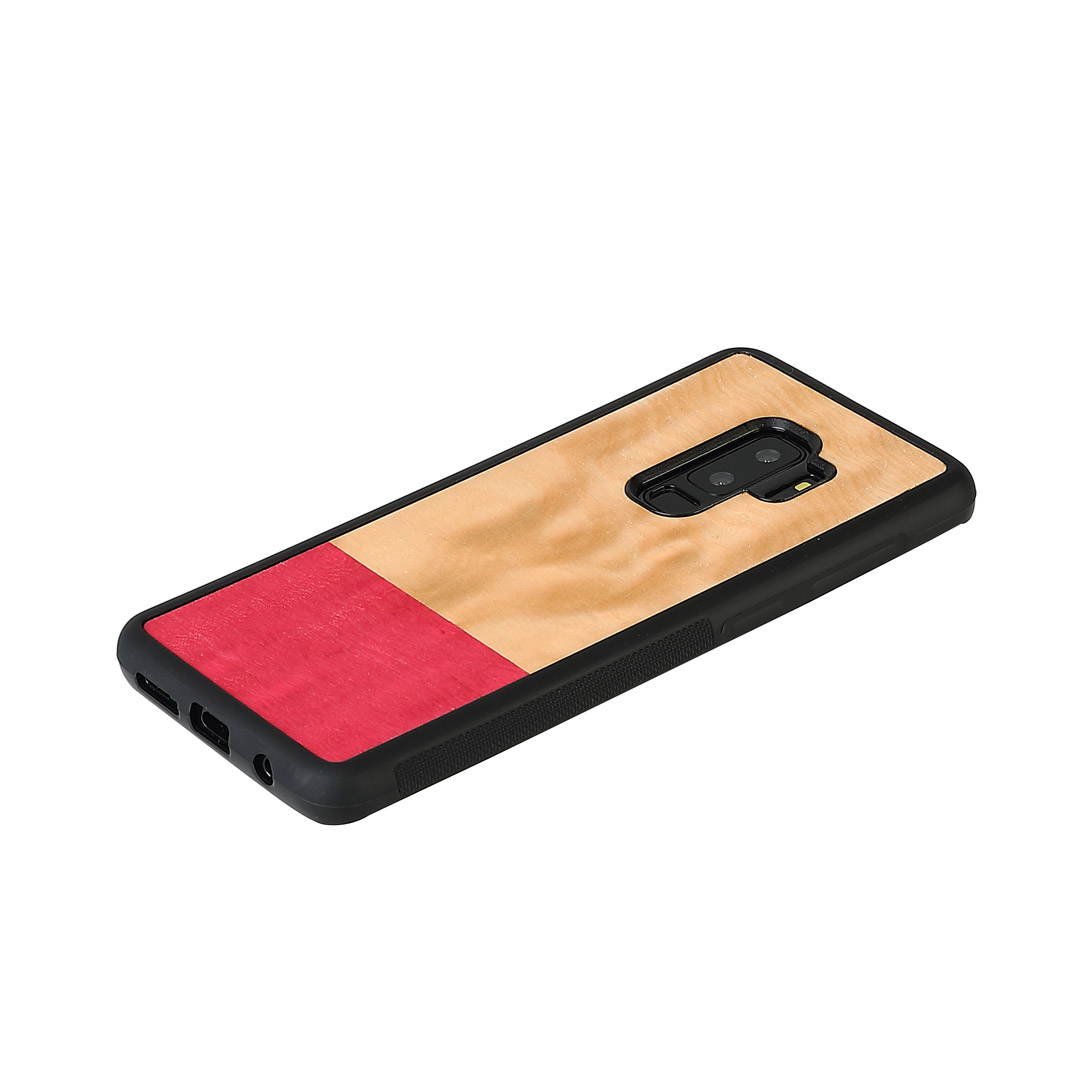 MAN&WOOD Galaxy S9+ Black Miss Match Case