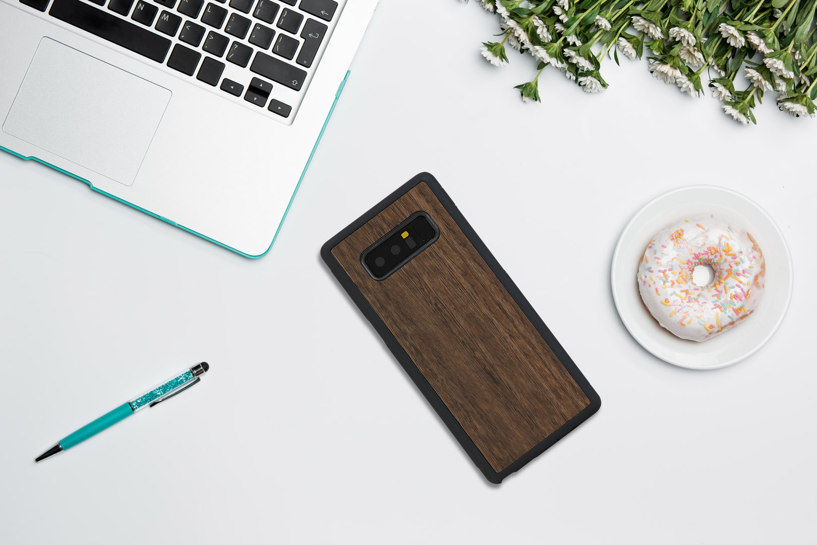 MAN&WOOD Galaxy Note 8 Case Koala Black