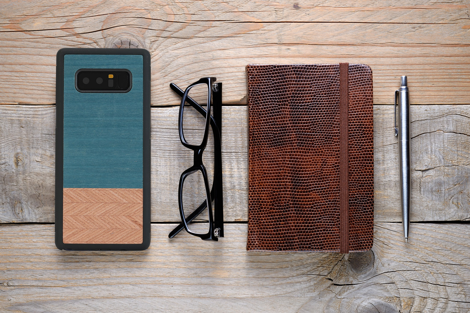 MAN&WOOD Galaxy Note 8 Korpus Denim Must