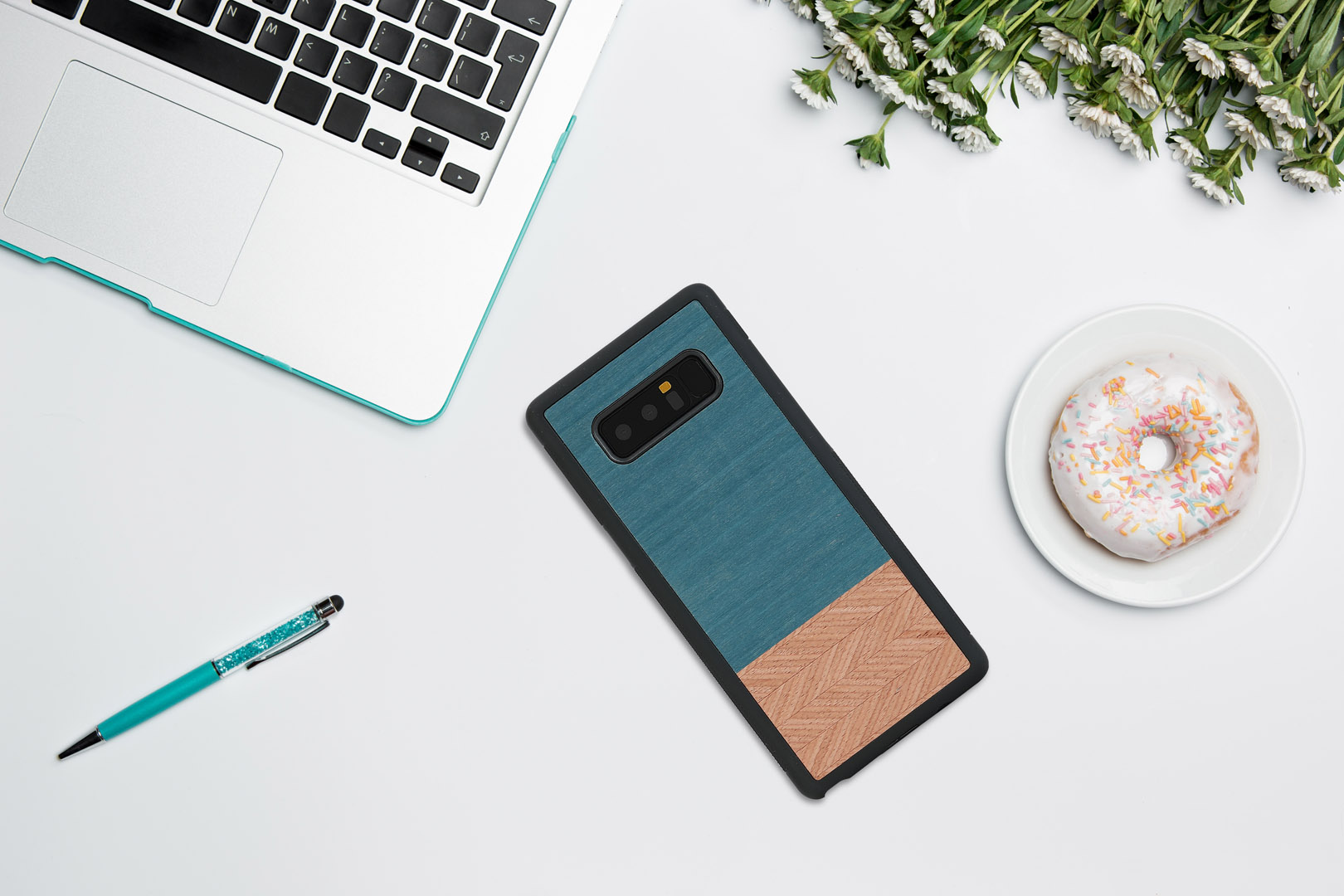 MAN&WOOD Galaxy Note 8 Korpus Denim Must