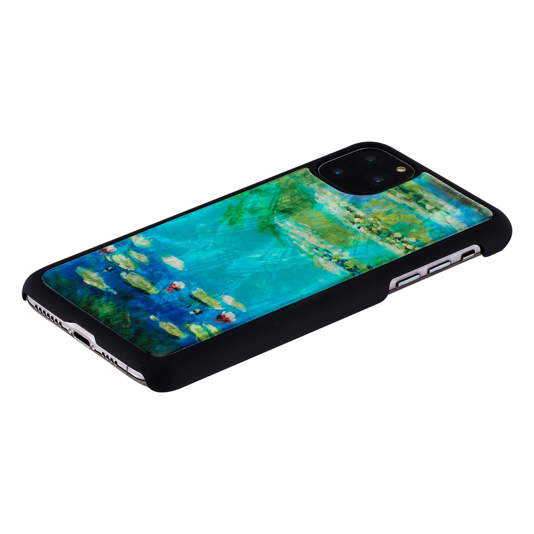 iKins iPhone 11 Pro Max Vāciņš Ūdensrozes Melns