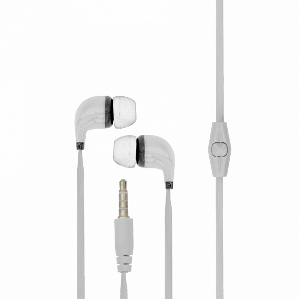 Sbox EP-038 Baltos Stereo Ausinės su Mikrofonu