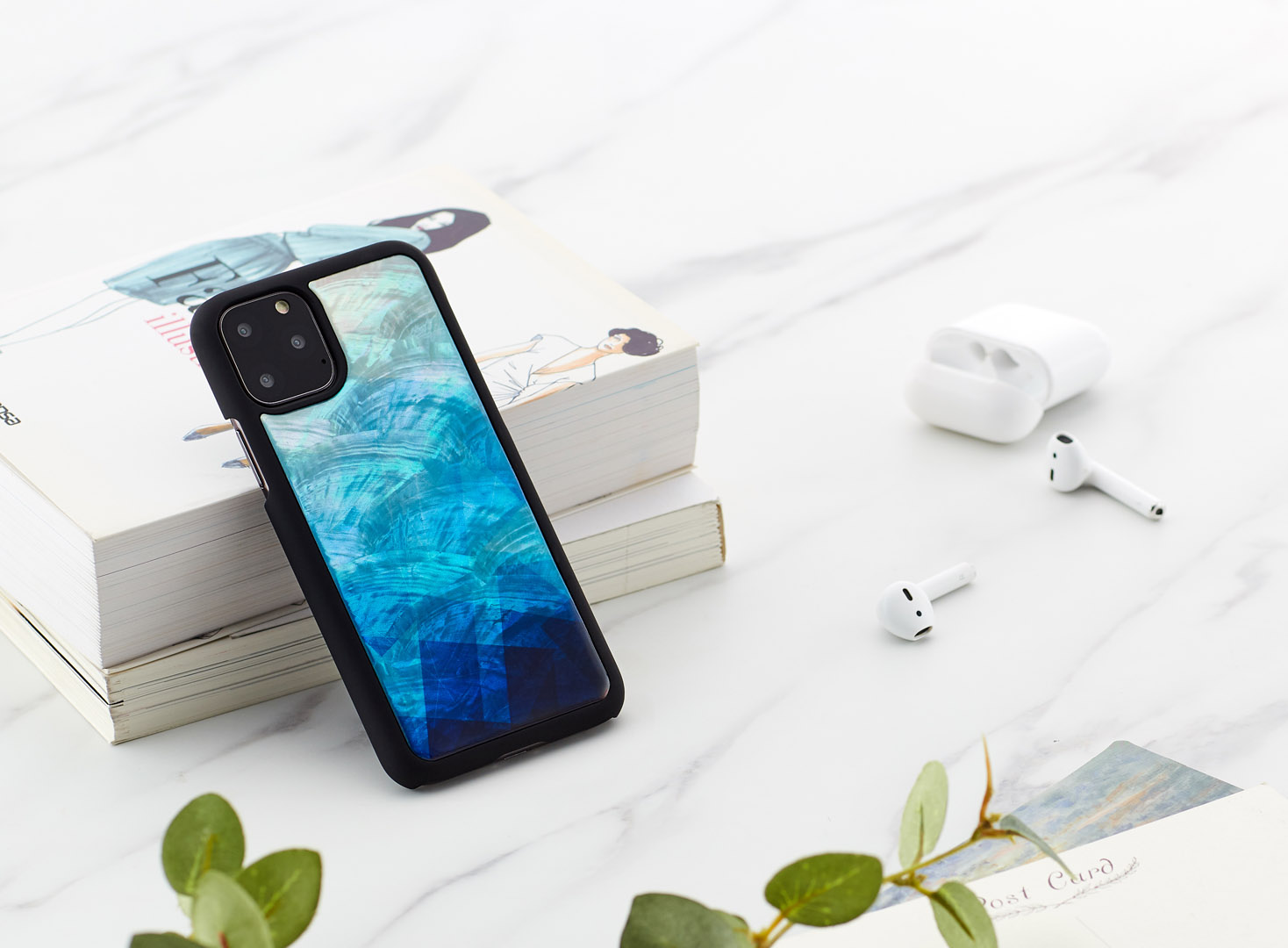 iKins iPhone 11 Pro Korpus Sinine Järv Must