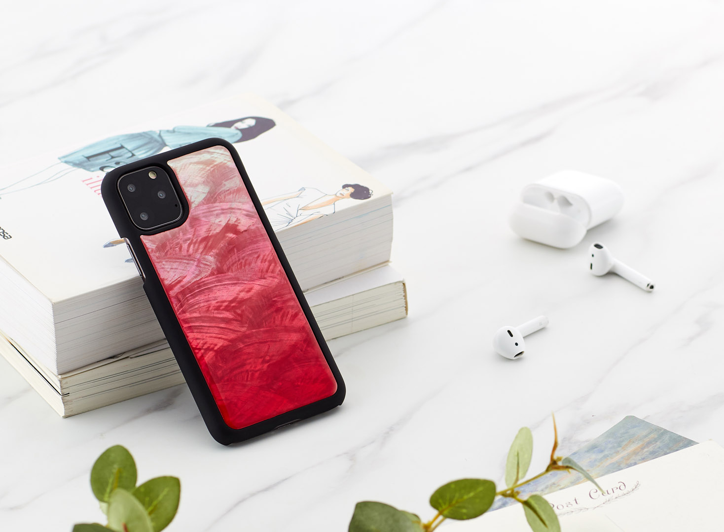 iKins iPhone 11 Pro Case Pink Lake Black