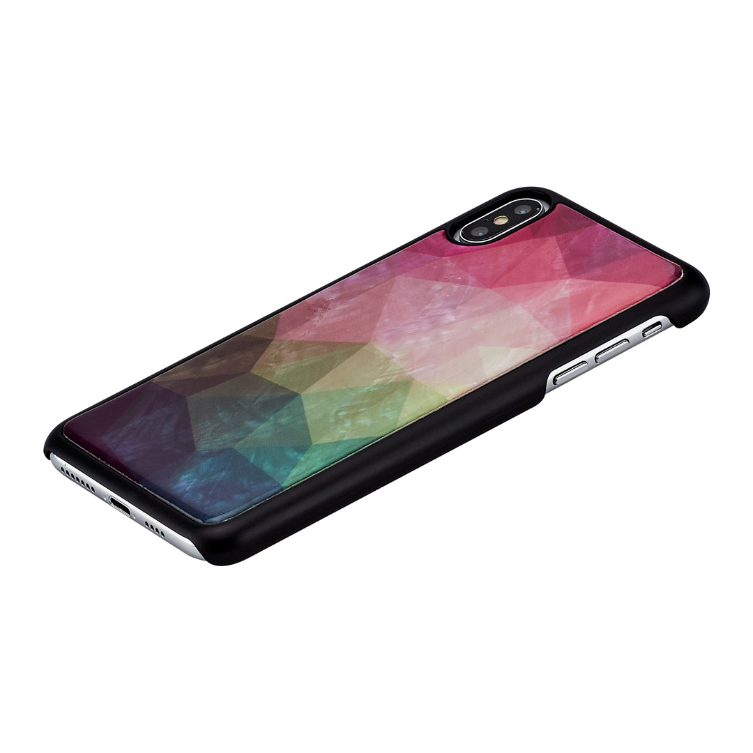 iKins iPhone XS Max ūdens ziedu vāciņš melns