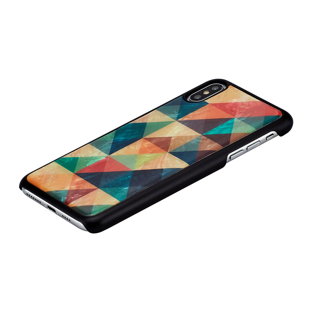 iKins iPhone XS Max Case Mosaic Black