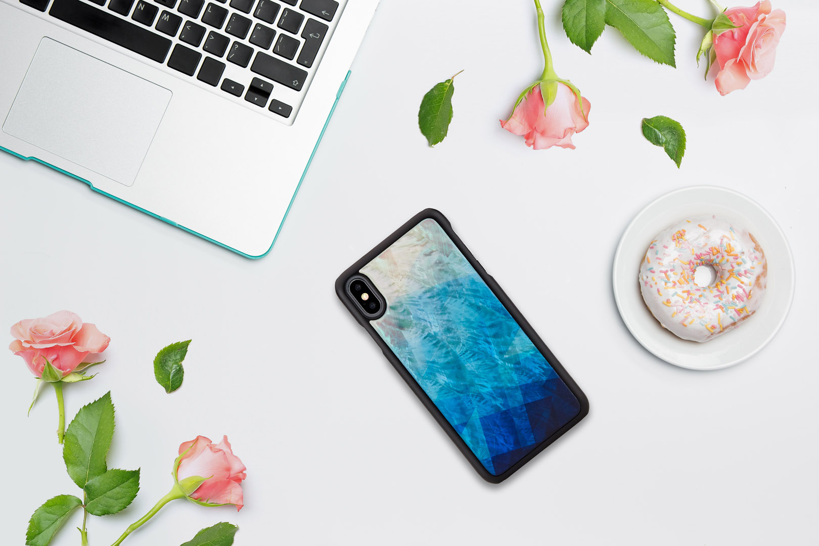 iKins iPhone XS Max Case Blue Lake Black