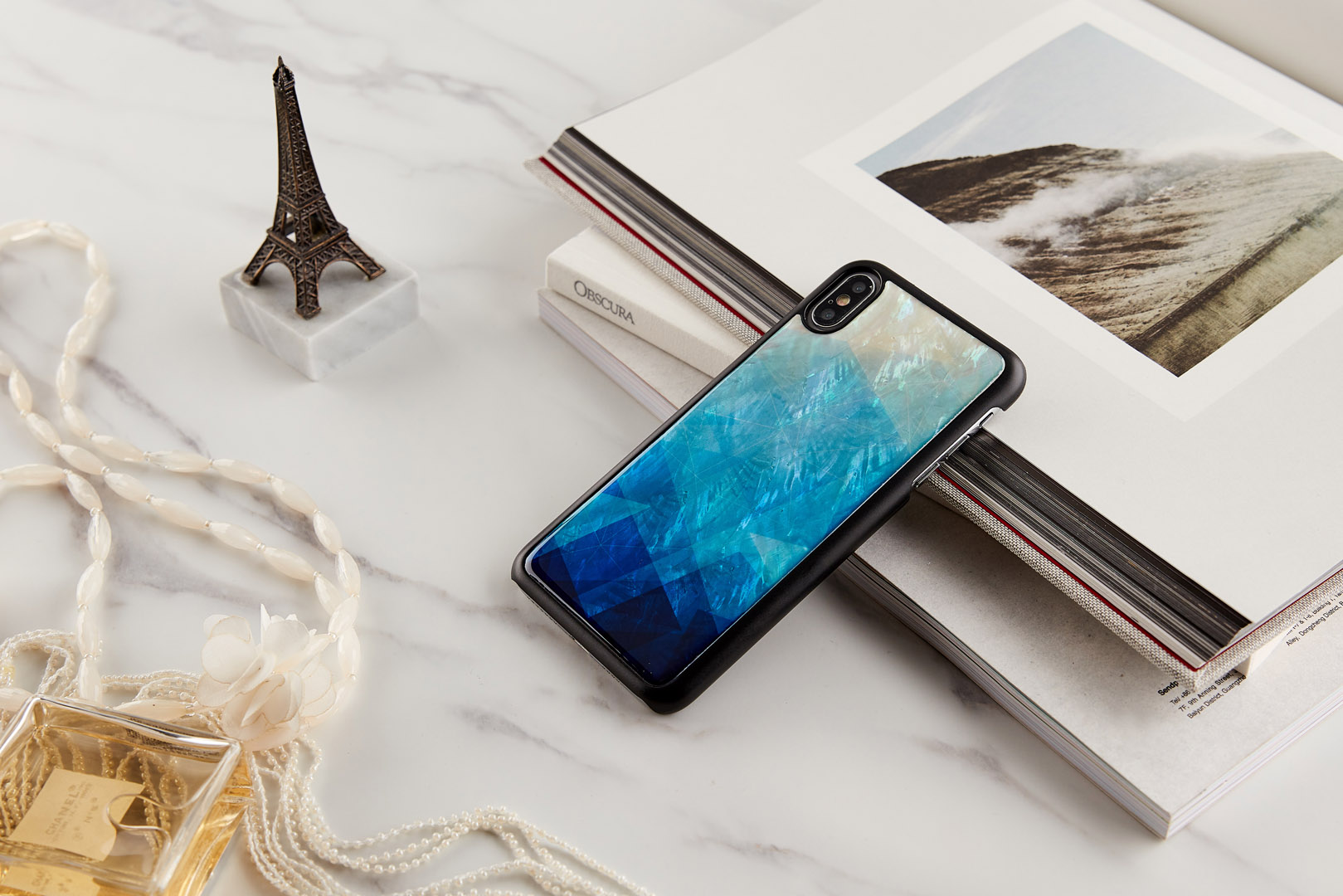iKins iPhone XS Max Case Blue Lake Black