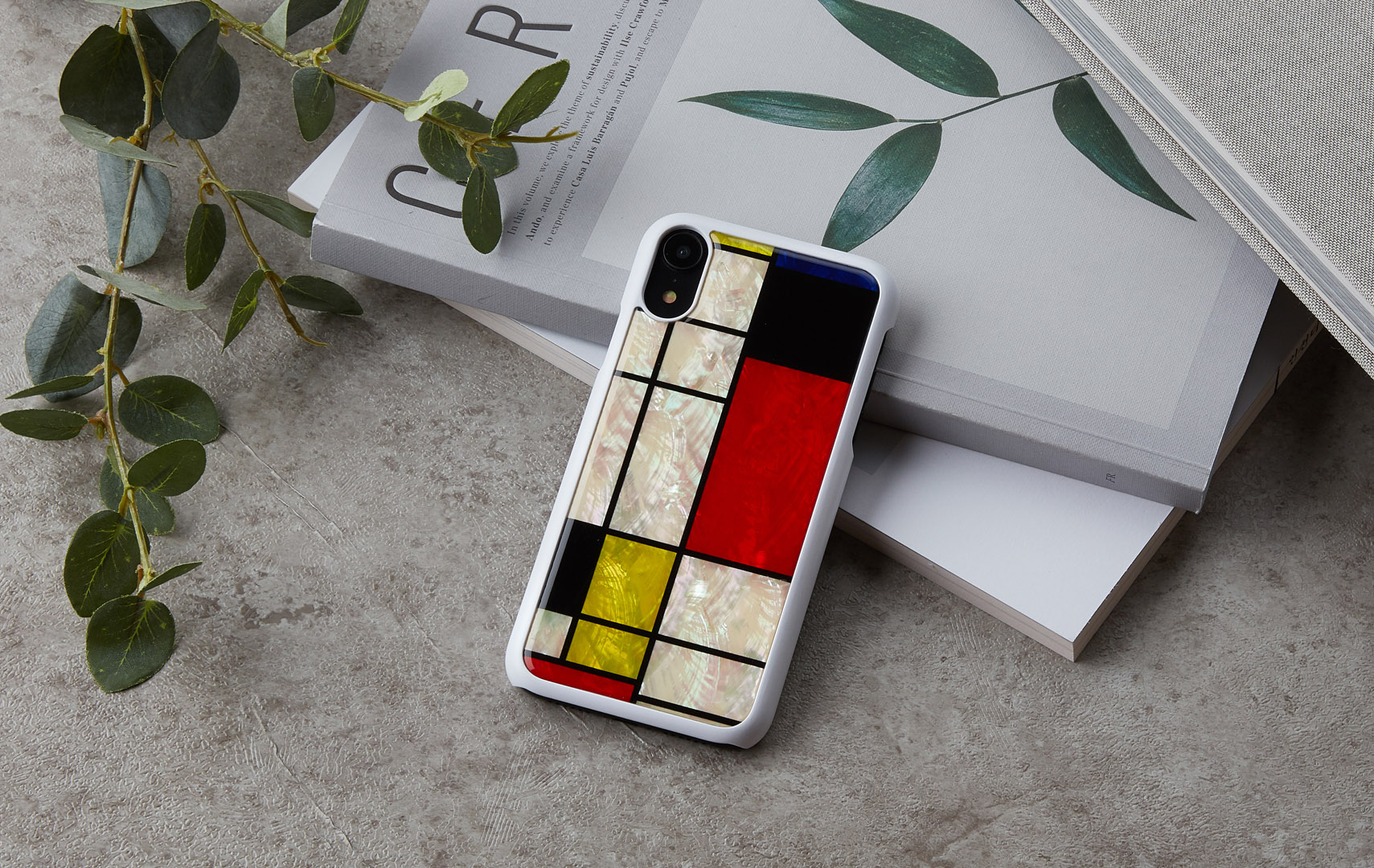 Чехол для смартфона iKins iPhone XR Mondrian White