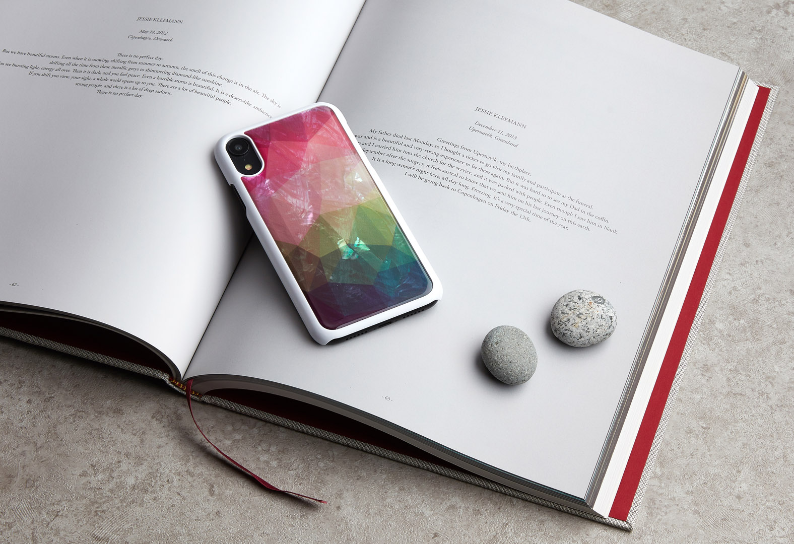 iKins iPhone XR Водяной Цветок Белый Чехол