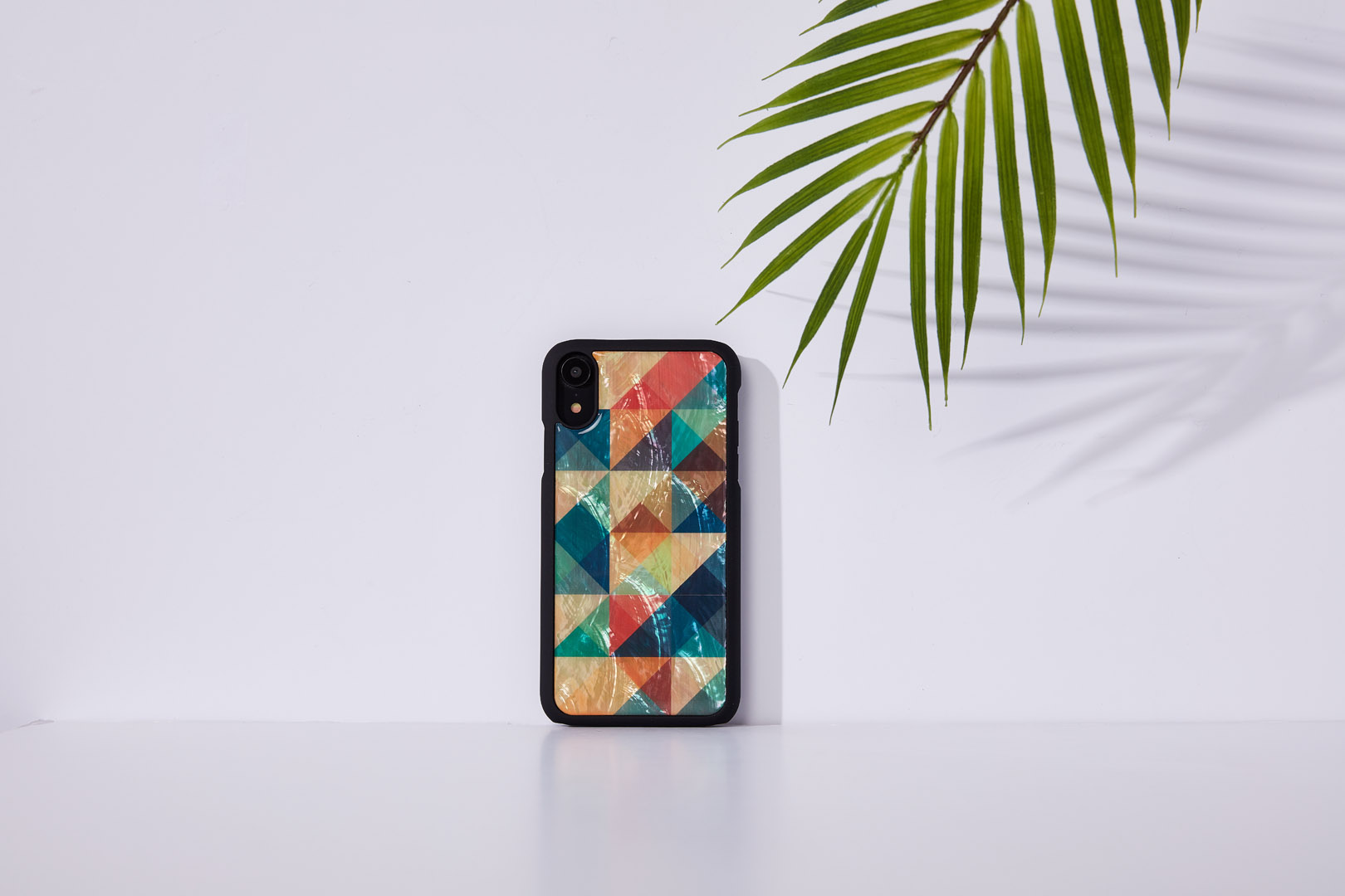 iKins iPhone XR Case Mosaic Black Protective Cover