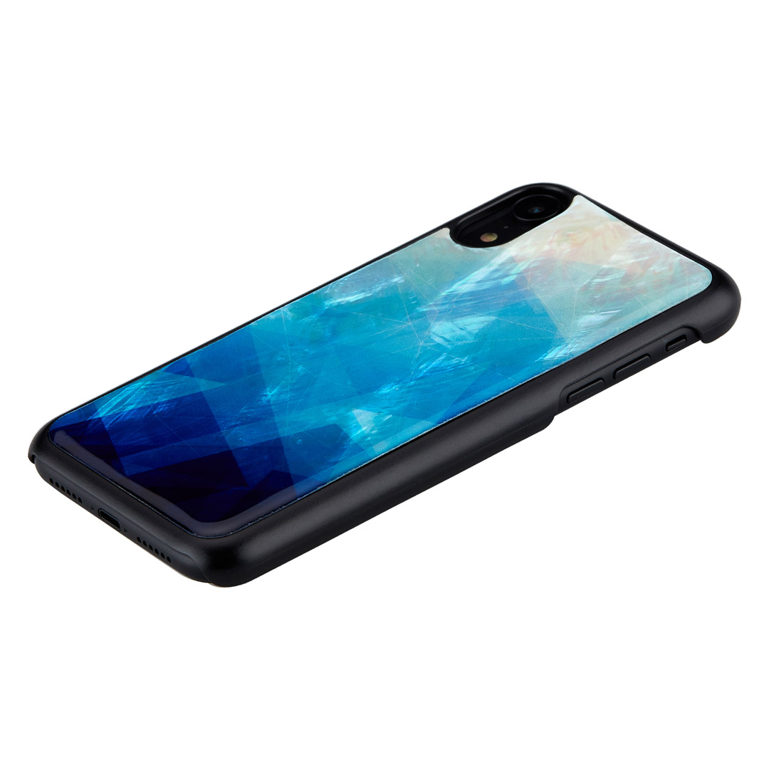 Чехол iKins iPhone XR Голубое Озеро Чёрный