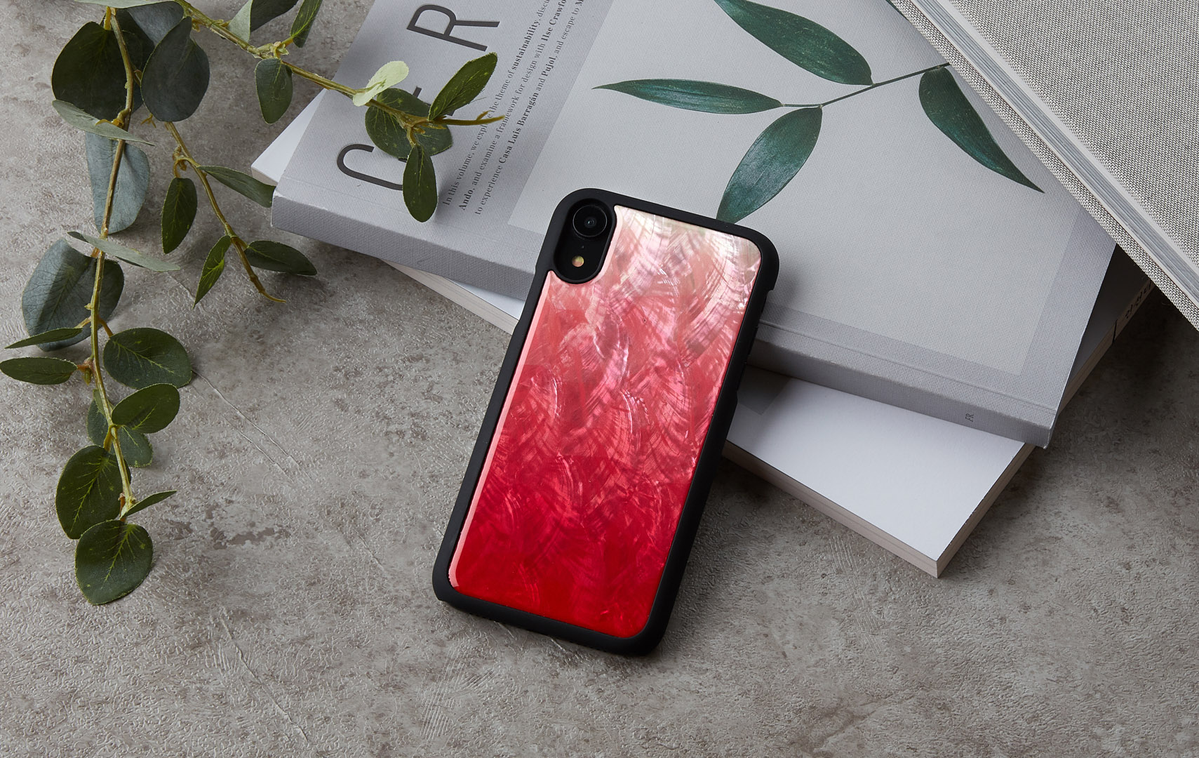 iKins iPhone XR Korpus Roosa Järv Must