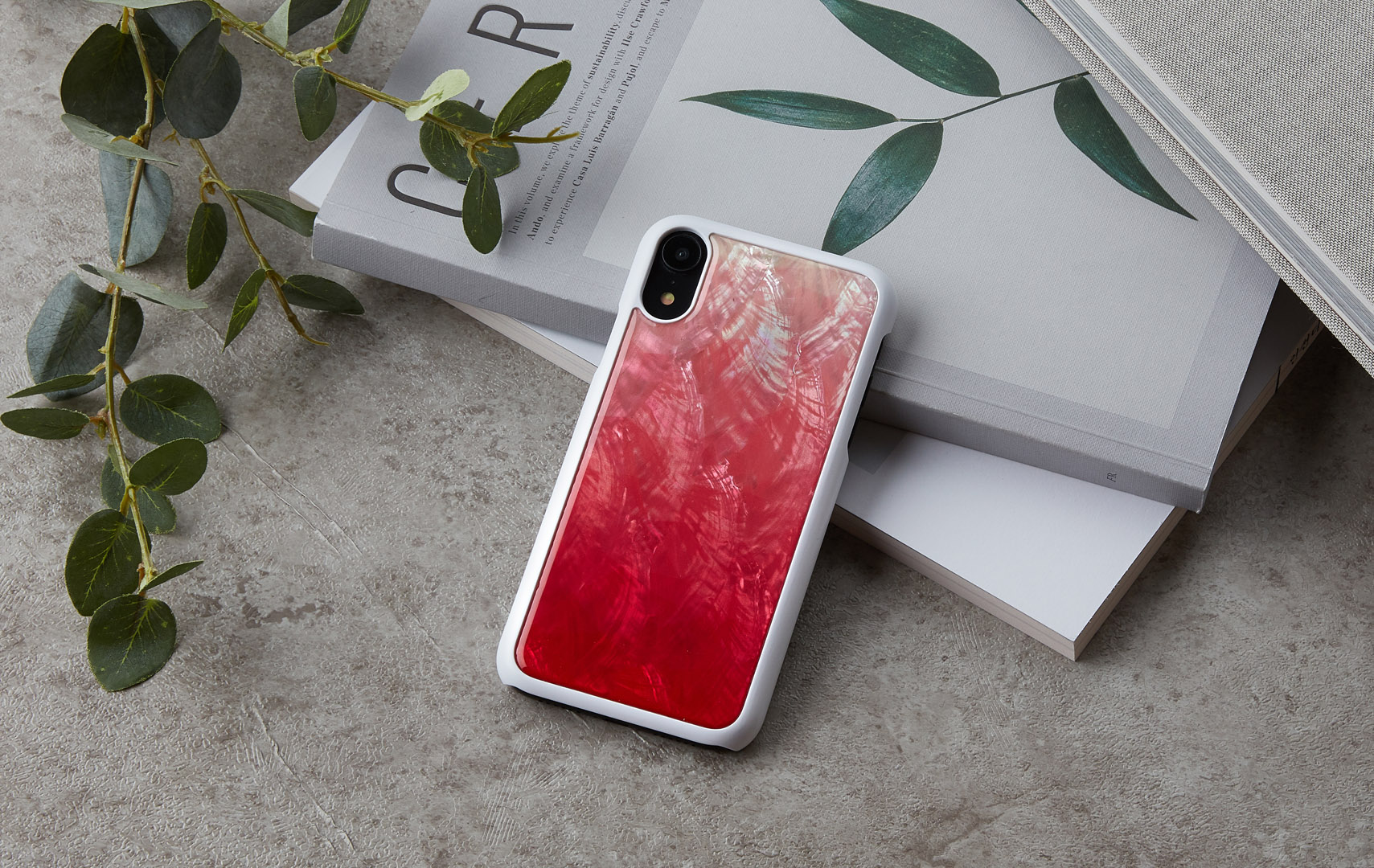 iKins iPhone XR ümbris roosa järv valge
